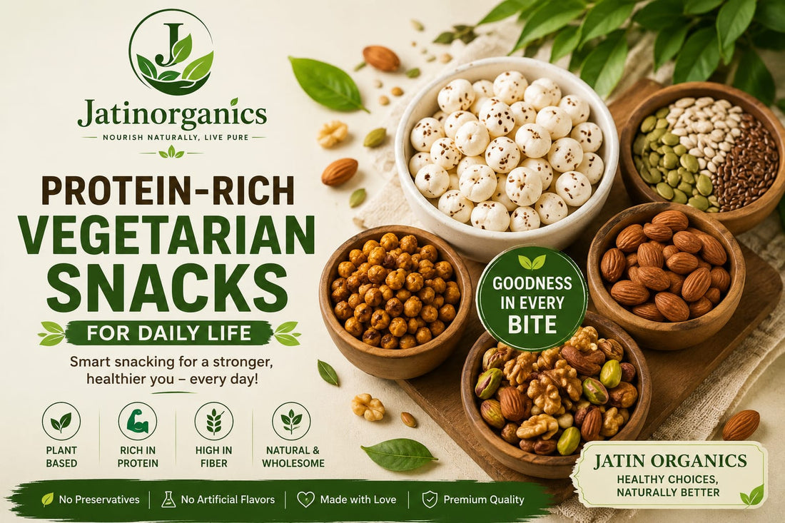 Protein-Rich Vegetarian Snacks for Daily Life | Jatin Organics