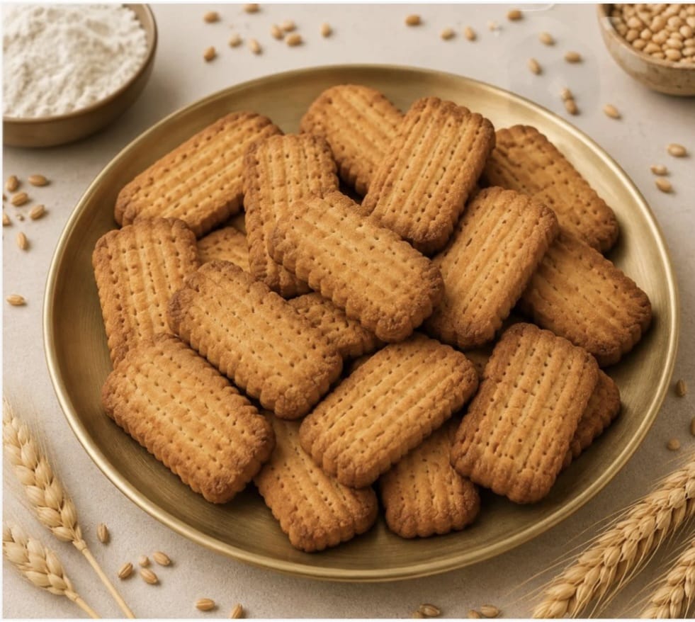 Atta Biscuit – Crispy & Delicious Tea-Time Snack | Jatin Organics
