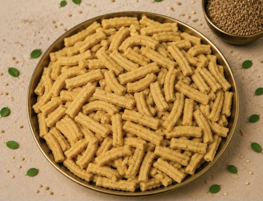 Gathiya – Crispy & Tasty Indian Snack | Jatin Organics