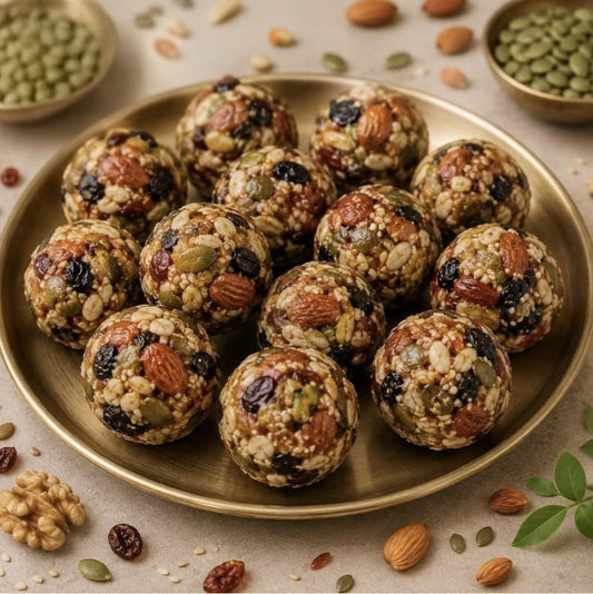 Dry Fruit Laddoo with Jaggery – Traditional Sweet | Jatin Organics