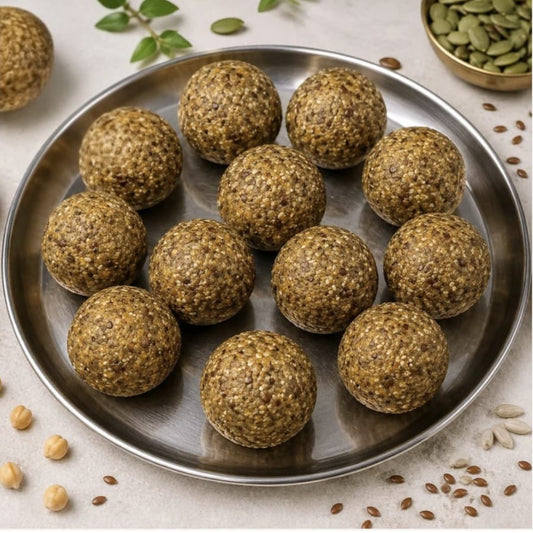 Chana Laddoo with Diabliss Sugar | Jatin Organics