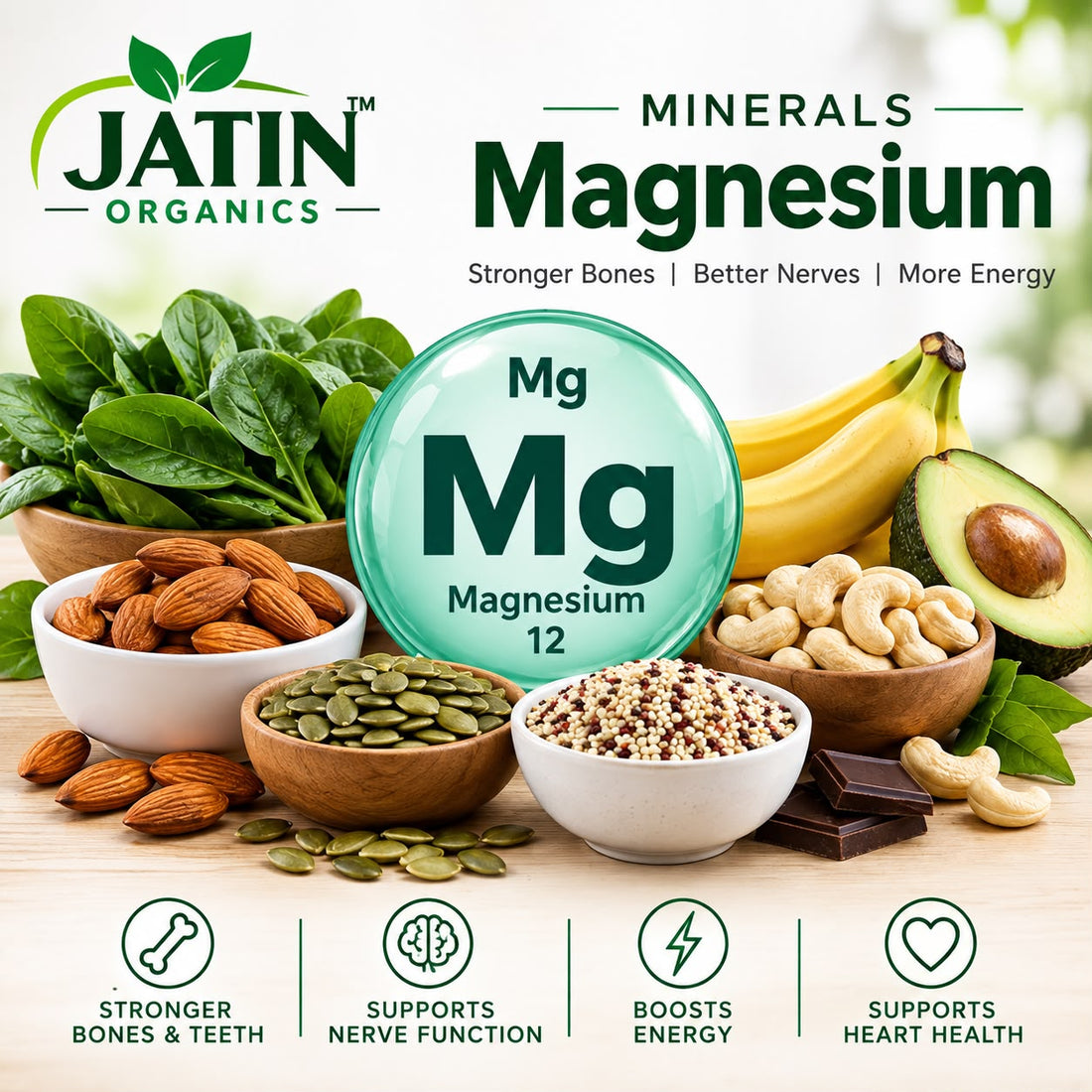 Magnesium: Benefits, Sources & Importance