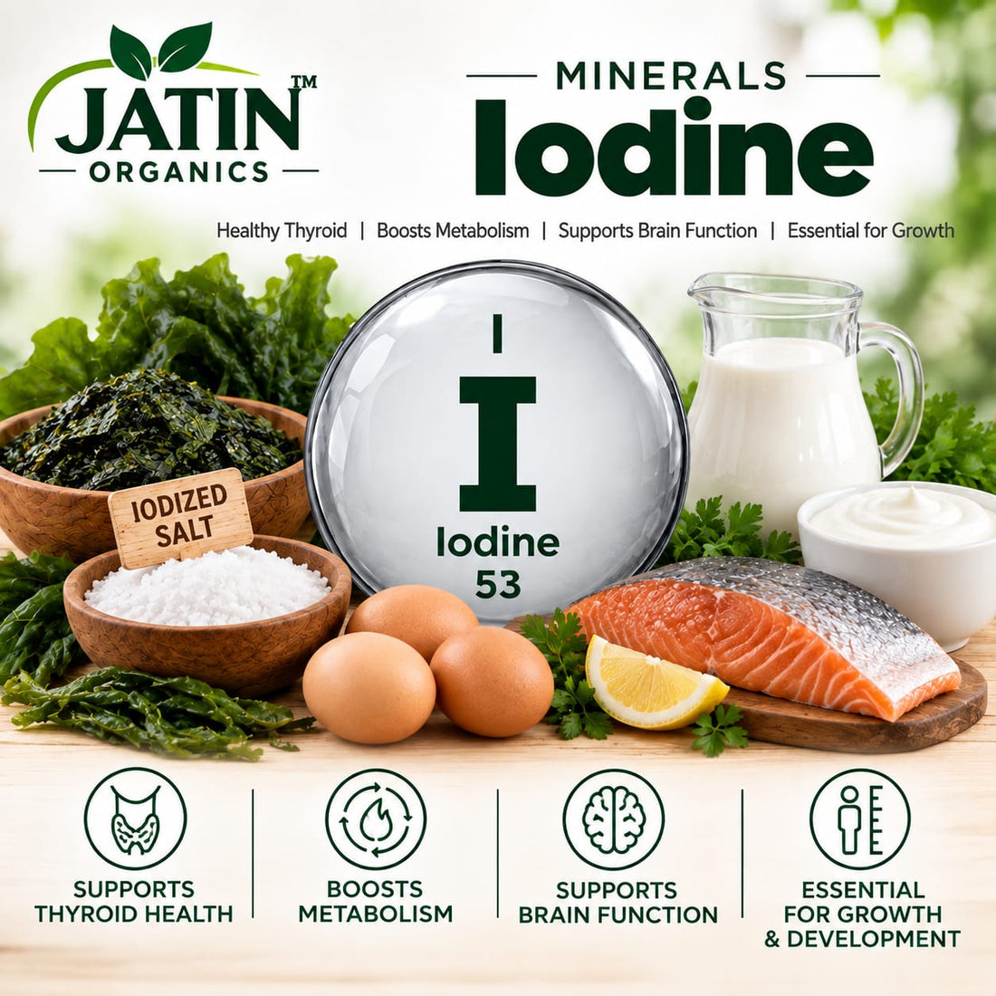 Iodine: Benefits, Food Sources & Importance for Health