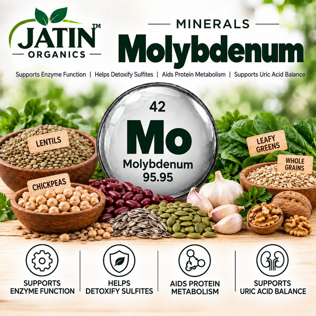 Molybdenum: Benefits, Food Sources & Importance for Health
