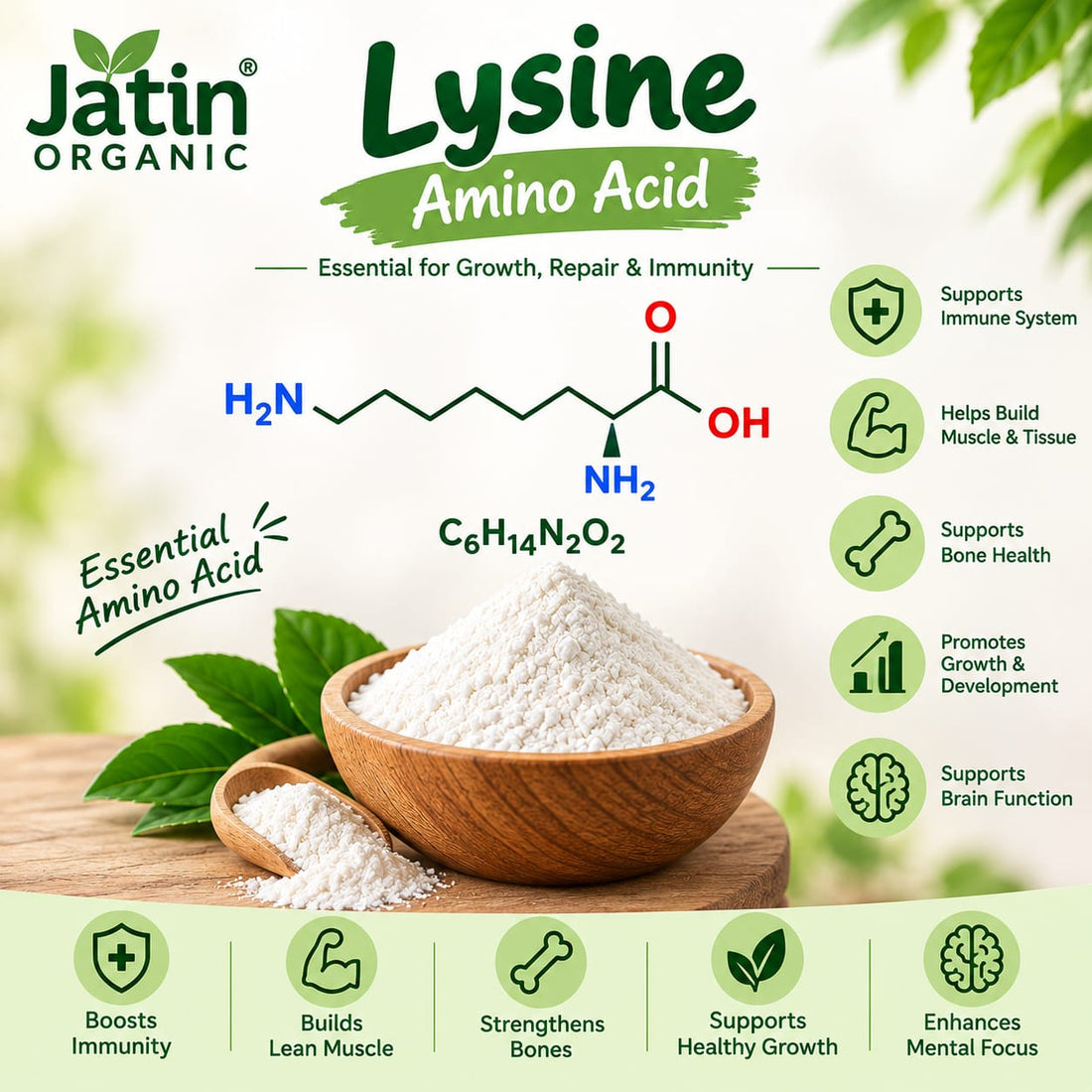 Lysine Amino Acid: Benefits & Food Sources