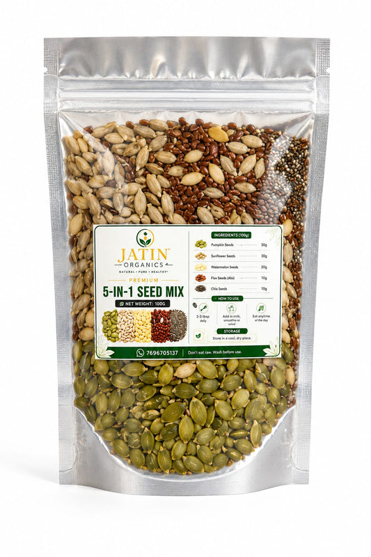Jatin Organics Premium Seed Mix | 100g | Healthy Superfood Blend