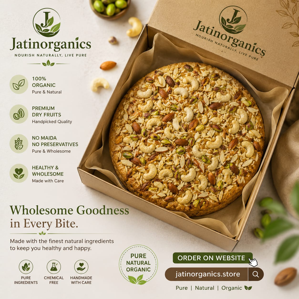 Premium Dry Fruit Cake
