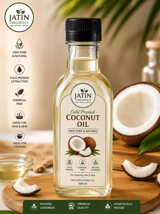 Premium Cold Pressed Coconut Oil | 100% Pure & Natural