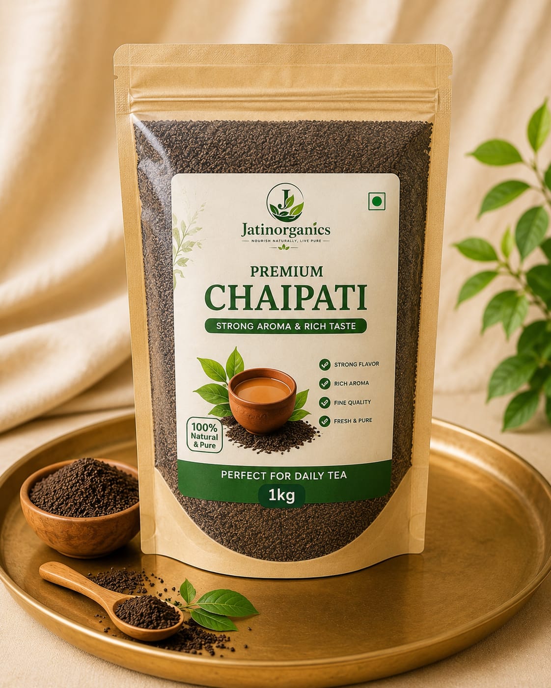 Jatin Organics Chaipati | 1 kg