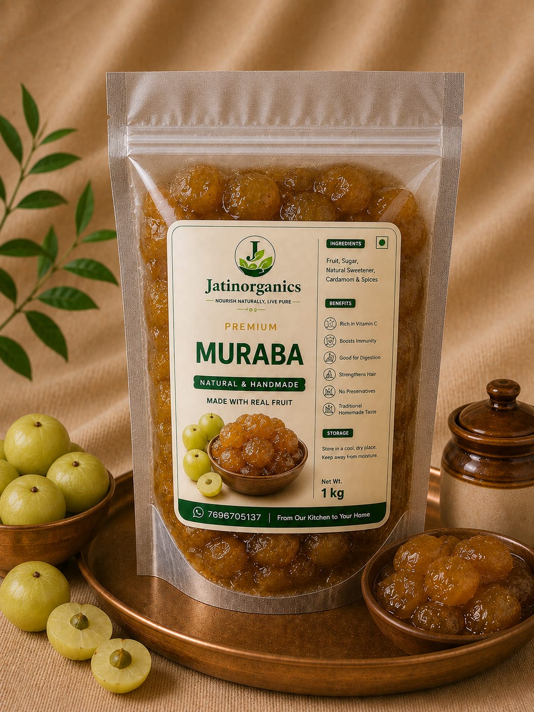 Premium Murabba – Amla, Apple & Carrot | Homemade & Traditional