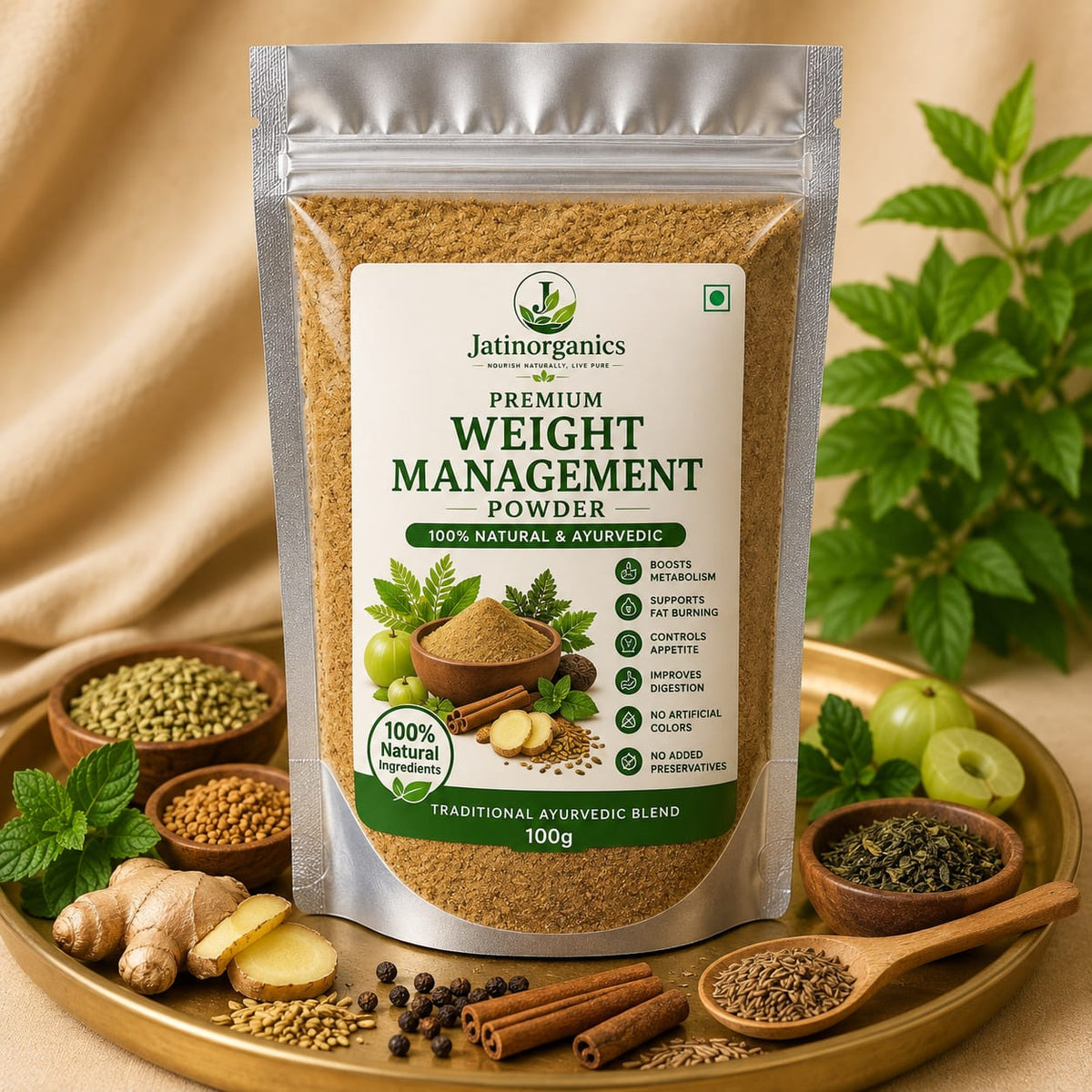 Jatin Organics Weight Management Powder – Everyday Wellness Support