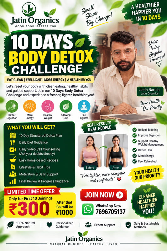 10 Days Body Detox Challenge – Jatin Organics